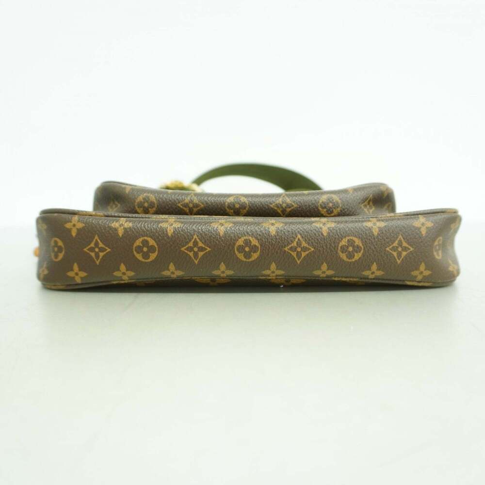 LOUIS VUITTON Authentic Brown Monogram Pochette Shoulder Bag - Picture 3 of 11